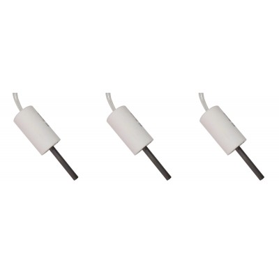 Nízkonapäťové Zapaľovač / rezistor pre peletové kachle ComfortBilt, Edilkamin, celková dĺžka 66mm, 90 - 100W až 24V AC - x3 - Zapaľovače / rezistory pre peletové kachle