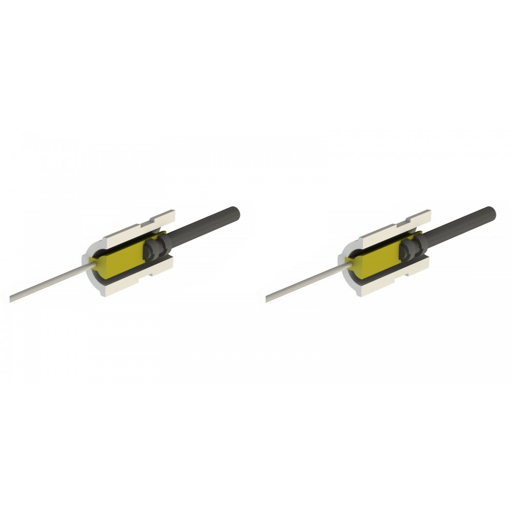 Nízkonapäťové Zapaľovač / rezistor pre peletové kachle Eco Spar, BURNiT, celková dĺžka 65mm, 95W až 24V - x2