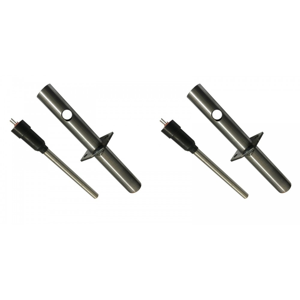 Zapaľovač / rezistor pre peletové kachle Enviro so vzduchovou kanalizáciou, celková dĺžka 153 mm, 230 W - x2