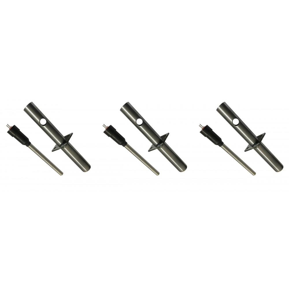 Zapaľovač / rezistor pre peletové kachle Enviro so vzduchovou kanalizáciou, celková dĺžka 153 mm, 230 W - x3 | Zapaľovače / rezistory pre peletové kachle | Diely pre peletové kachle |