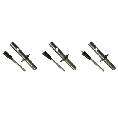 Zapaľovač / rezistor pre peletové kachle Enviro so vzduchovou kanalizáciou, celková dĺžka 153 mm, 230 W - x3 - Diely pre peletové kachle