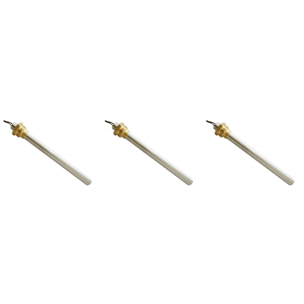 Zapaľovač / rezistor pre peletové kachle Pasqualicchio, Clam, celková dĺžka 204mm, 420W - x3 | Zapaľovače / rezistory pre peletové kachle | Diely pre peletové kachle |