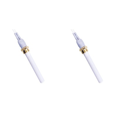 Keramické Zapaľovač / rezistor pre peletové kachle Eco Spar, BURNiT, Warmflow, Adler, AMG, Ecoteck, celková dĺžka 88mm, 250W - x2 - Diely pre peletové kachle