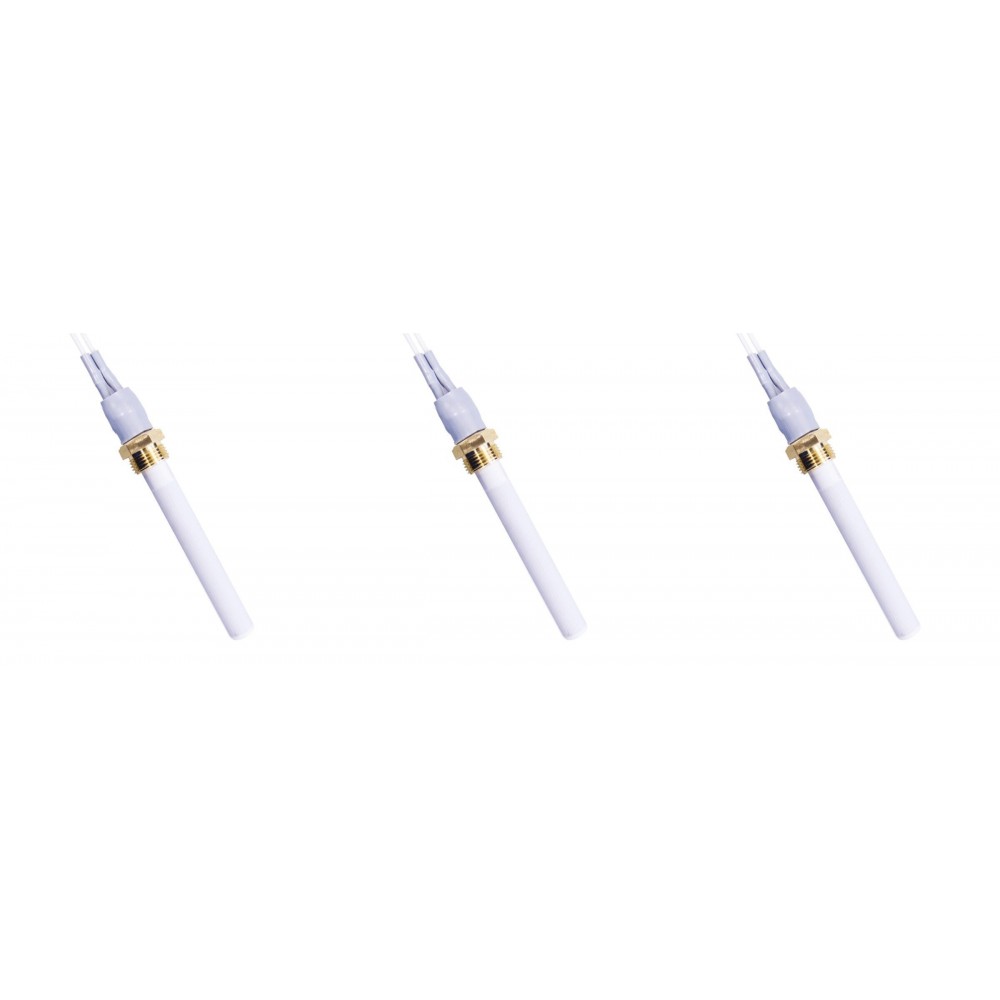 Keramické Zapaľovač / rezistor pre peletové kachle Eco Spar, BURNiT, Warmflow, Adler, AMG, Ecoteck, celková dĺžka 88mm, 250W - x3