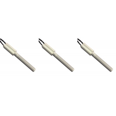 Zapaľovač / rezistor teleso pre peletové kachle Eco Spar, BURNiT, Ashley, Adler, AMG, Piazzetta, celková dĺžka 102mm, 250W - x3 - Diely pre peletové kachle