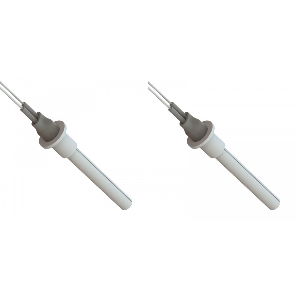 Keramické Zapaľovač / rezistor pre peletové kachle ETA, Grant Spira, ComfortBilt, celková dĺžka 107mm, 260W - x2 | Zapaľovače / rezistory pre peletové kachle | Diely pre peletové kachle |